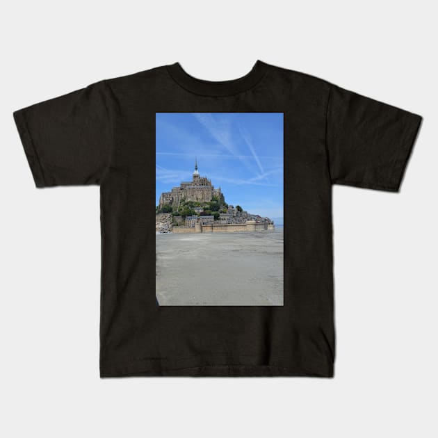 Mont Saint-Michel - the real castle inspiration for Tangled Kids T-Shirt by tziggles